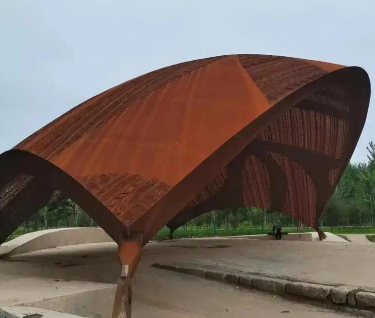 永川耐候钢幕墙案例